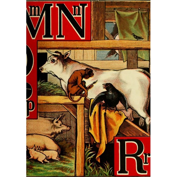 Grafika (00566) - McLoughlin Brothers: "The Ark alphabet" - 1000 Teile Puzzle