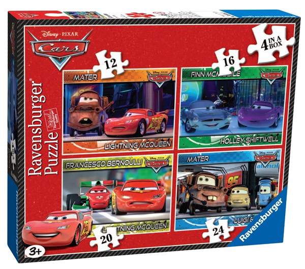 Ravensburger (07259) - "Cars" - 12 16 20 24 Teile Puzzle