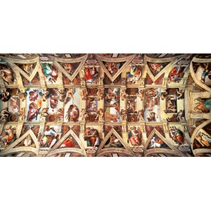 Educa (16065) - Michelangelo: "Sixtinische Kapelle" - 18000 Teile Puzzle