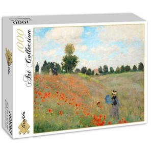 Grafika (00057) - Claude Monet: "Poppy Field" - 1000 Teile Puzzle