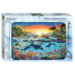 Step Puzzle (79529) - "Das Orca-Paradies" - 1000 Teile Puzzle
