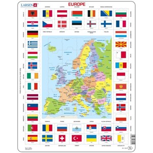 Larsen (KL1-GB) - "Europe" - 70 Teile Puzzle