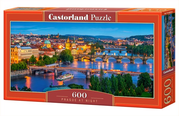 Castorland (B-060061) - "Prag in der Dämmerung" - 600 Teile Puzzle