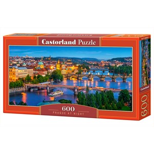 Castorland (B-060061) - "Prag in der Dämmerung" - 600 Teile Puzzle