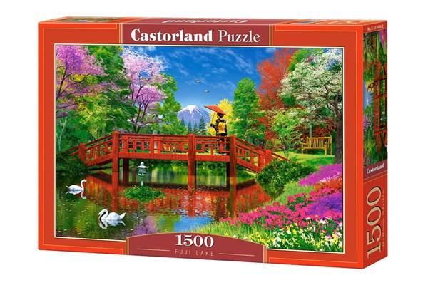 Castorland (C-151608) - Dominic Davison: "Der Fuji - See" - 1500 Teile Puzzle