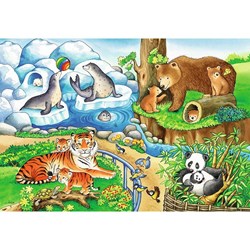 Ravensburger (07602) - "Tiere im Zoo" - 12 Teile Puzzle