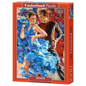 Castorland (C-103287) - "Der Tanz in Türkis" - 1000 Teile Puzzle