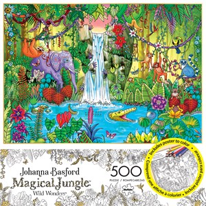 Buffalo Games (3847) - Johanna Basford: "Magical Jungle" - 500 Teile Puzzle