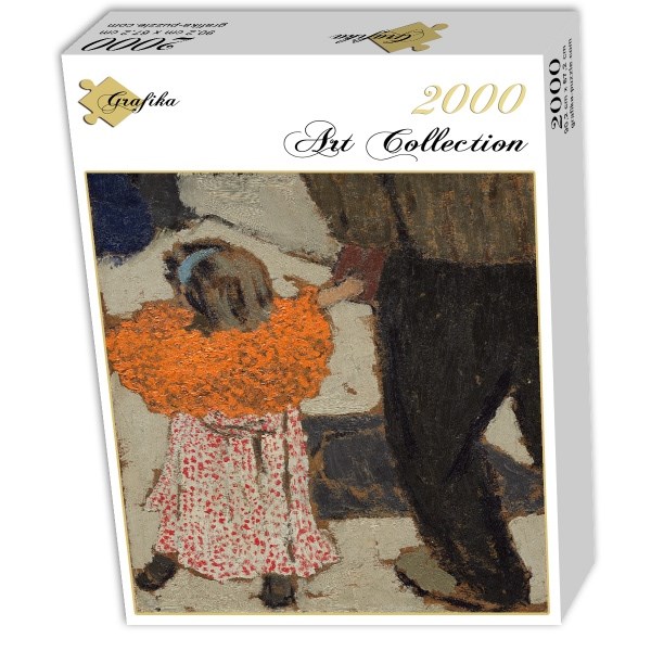 Grafika (01809) - Edouard Vuillard: "Child Wearing a Red Scarf, 1891" - 2000 Teile Puzzle