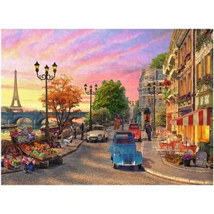 Ravensburger (14505) - Dominic Davison: "Abend in Paris" - 500 Teile Puzzle