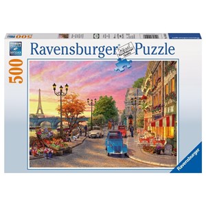 Ravensburger (14505) - Dominic Davison: "Abend in Paris" - 500 Teile Puzzle