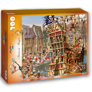 Grafika Kids (00899) - François Ruyer: "Piraten" - 300 Teile Puzzle