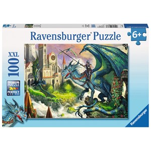 Ravensburger (10876) - "Dragon Rider" - 100 Teile Puzzle