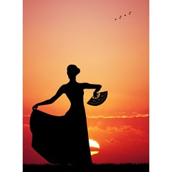 Grafika (01202) - "Flamenco at Sunset" - 2000 Teile Puzzle