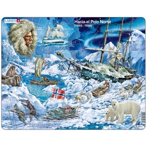 Larsen (NB7-ES) - "Hacia el Polo Norte" - 65 Teile Puzzle