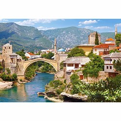 Castorland (C-102495) - "Mostar, Bosnien Herzegovina" - 1000 Teile Puzzle