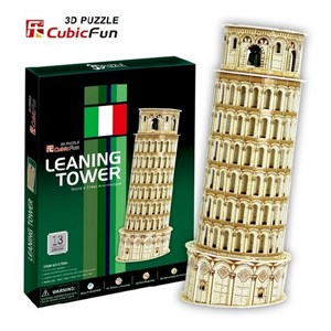 Cubic Fun (C706H) - "Schiefer Turm von Pisa" - 13 Teile Puzzle