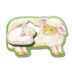 Ravensburger (07176) - "Tiere und ihre Kinder" - 2 Teile Puzzle