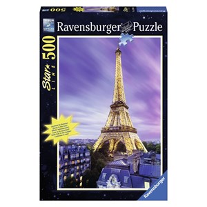 Ravensburger (14898) - "Funkelnder Eiffelturm" - 500 Teile Puzzle
