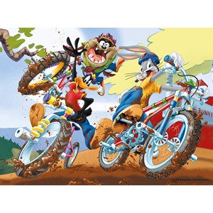 Trefl (18169) - "Looney Tunes, Wettrennen" - 30 Teile Puzzle