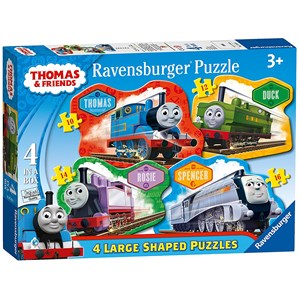 Ravensburger (07078) - "Thomas & Friends" - 10 12 14 16 Teile Puzzle