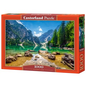 Castorland (C-103416) - "Idyllischer See mit Bergpanorama" - 1000 Teile Puzzle