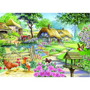 The House of Puzzles (1592) - "Cottage, Country Living" - 500 Teile Puzzle