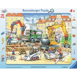 Ravensburger (06584) - "Fleißige Bauarbeiter" - 24 Teile Puzzle