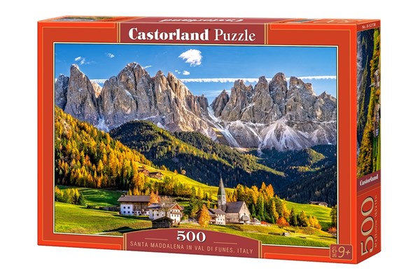 Castorland (B-52738) - "Santa Maddalena in Val di Funes, Italien" - 500 Teile Puzzle