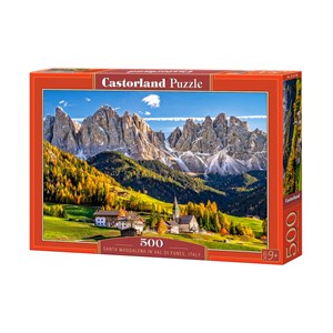 Castorland (B-52738) - "Santa Maddalena in Val di Funes, Italien" - 500 Teile Puzzle
