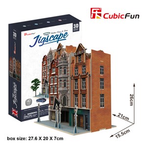 Cubic Fun (HO4103h) - "Auction House & Stores" - 93 Teile Puzzle