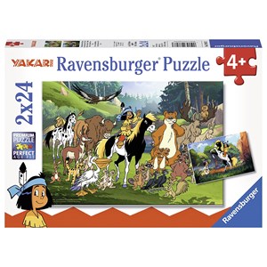 Ravensburger (07807) - "Yakaris tierische Freunde" - 24 Teile Puzzle