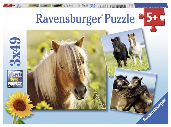 Ravensburger (08011) - "Liebe Pferde" - 49 Teile Puzzle