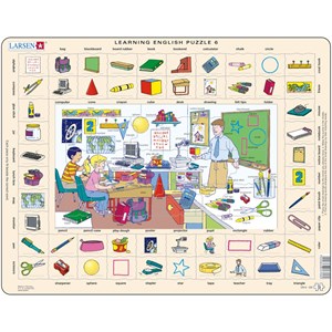 Larsen (EN6) - "Learning English 6: In der Schule" - 70 Teile Puzzle