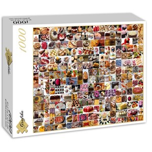 Grafika (02206) - "Collage, Cakes" - 1000 Teile Puzzle