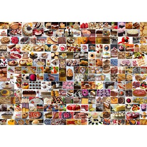 Grafika (02206) - "Collage, Cakes" - 1000 Teile Puzzle