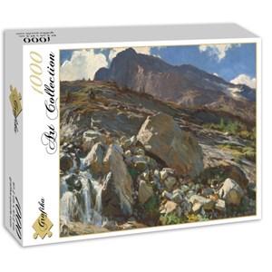 Grafika (02076) - John Singer Sargent: "Simplon Pass, 1911" - 1000 Teile Puzzle