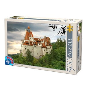 D-Toys (63052-RM02) - "Rumänien, Schloss Bran" - 500 Teile Puzzle