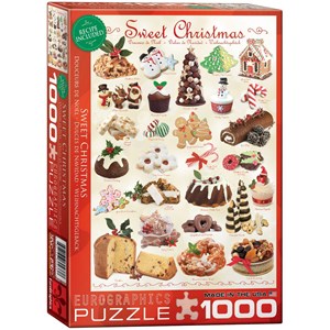 Eurographics (6000-0433) - "Weihnachtsgebäck" - 1000 Teile Puzzle