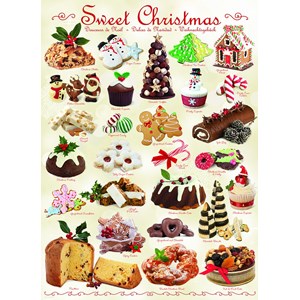 Eurographics (6000-0433) - "Weihnachtsgebäck" - 1000 Teile Puzzle