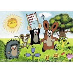 Ravensburger (07558) - "Lernspaß mit Maulwurf" - 12 Teile Puzzle