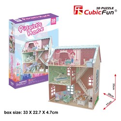 Cubic Fun (P684h) - "Pianist's Home" - 105 Teile Puzzle