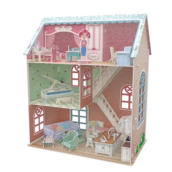Cubic Fun (P684h) - "Pianist's Home" - 105 Teile Puzzle