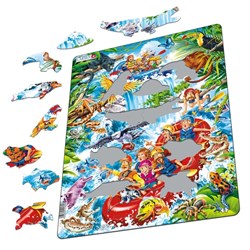 Larsen (US38) - "Flussfahrt auf dem Amazonas" - 35 Teile Puzzle