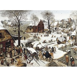 Puzzle Michele Wilson (H58-200) - Pieter Brueghel the Elder: "Volkszählung zu Bethlehem" - 200 Teile Puzzle