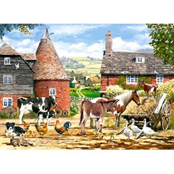 Castorland (B-030279) - "Tiere auf dem Bauernhof" - 300 Teile Puzzle