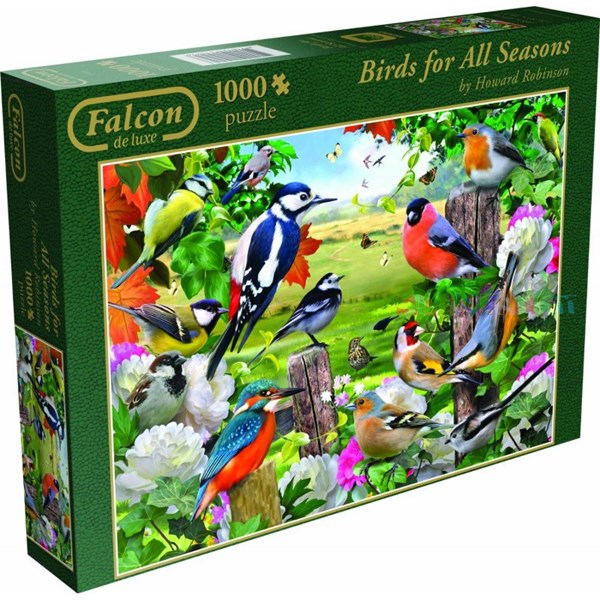 Falcon (11025) - "Vögel aller Jahreszeiten" - 1000 Teile Puzzle