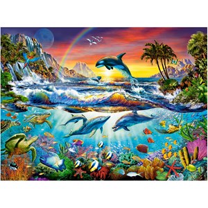 Castorland (C-300396) - "Paradiesische Bucht" - 3000 Teile Puzzle