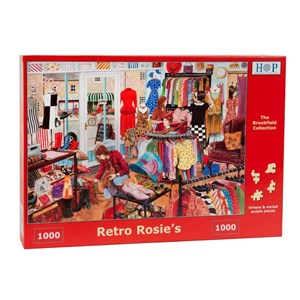 The House of Puzzles (3671) - "Retro Rosie's" - 1000 Teile Puzzle