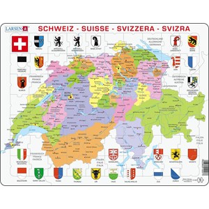 Larsen (K43) - "Die Schweiz" - 70 Teile Puzzle